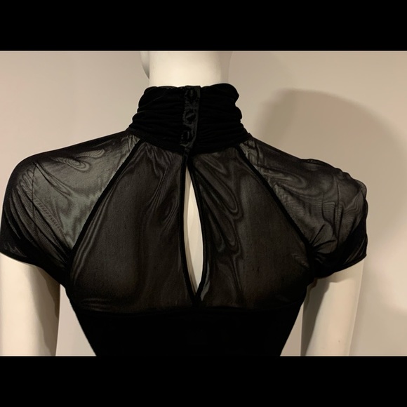 Black knit dress-body con - Picture 4 of 5